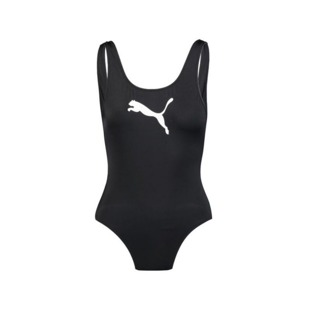 Puma Black One Piece Swimsuit